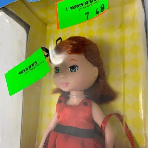 Madeline Poseable Doll Holiday Red Dress2003 Learning Curve PARIS READ 8 inch